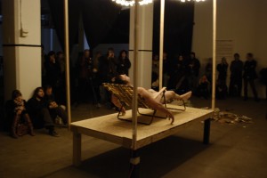 Sky Burial performance by Rob Andrews